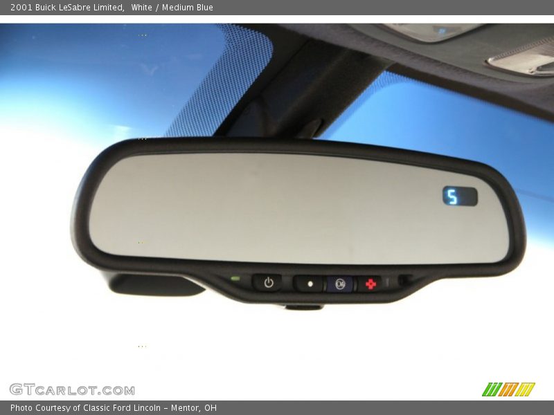 White / Medium Blue 2001 Buick LeSabre Limited