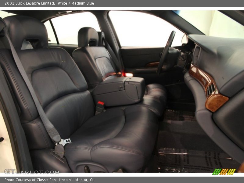 White / Medium Blue 2001 Buick LeSabre Limited