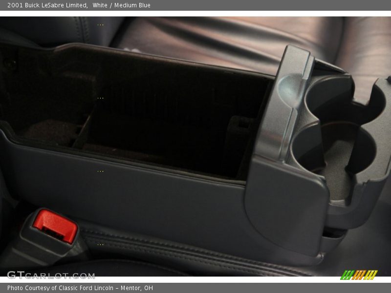 White / Medium Blue 2001 Buick LeSabre Limited