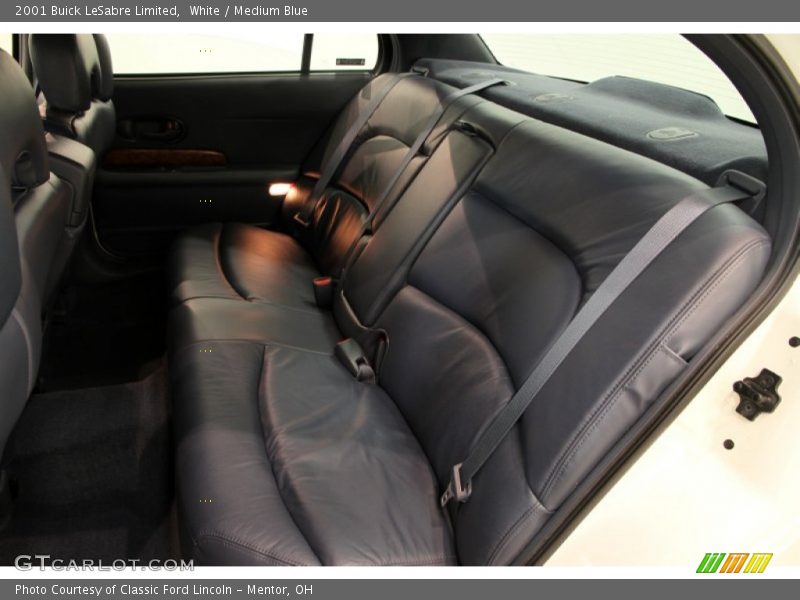 White / Medium Blue 2001 Buick LeSabre Limited