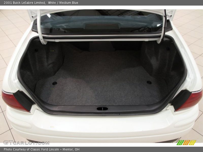 White / Medium Blue 2001 Buick LeSabre Limited