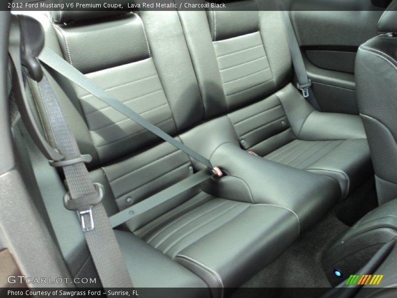 Lava Red Metallic / Charcoal Black 2012 Ford Mustang V6 Premium Coupe
