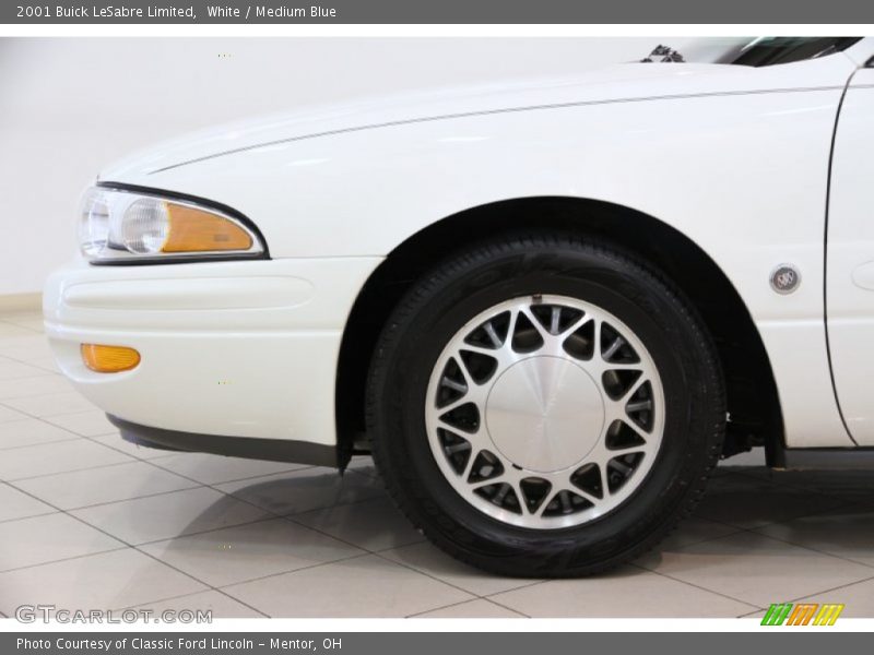 White / Medium Blue 2001 Buick LeSabre Limited
