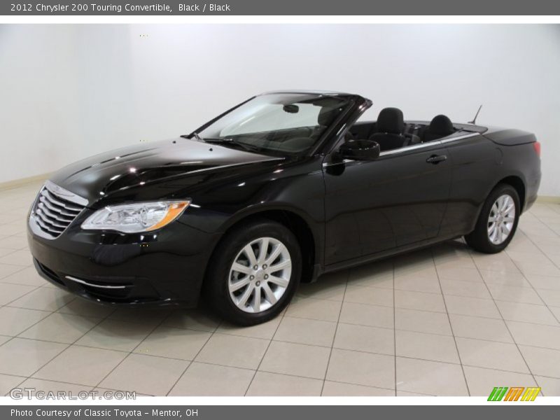 Black / Black 2012 Chrysler 200 Touring Convertible