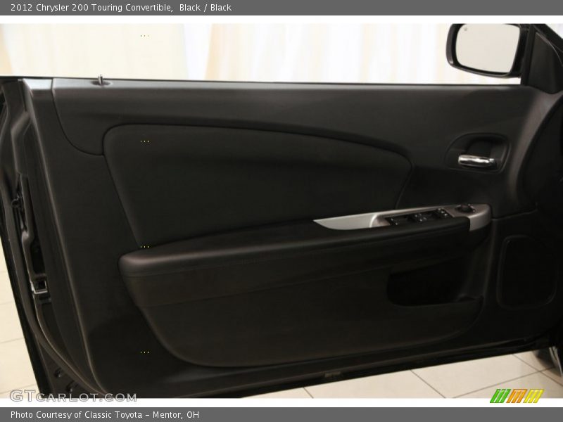 Black / Black 2012 Chrysler 200 Touring Convertible