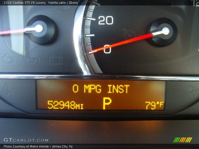 Vanilla Latte / Ebony 2010 Cadillac STS V6 Luxury