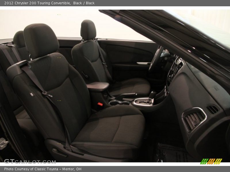 Black / Black 2012 Chrysler 200 Touring Convertible