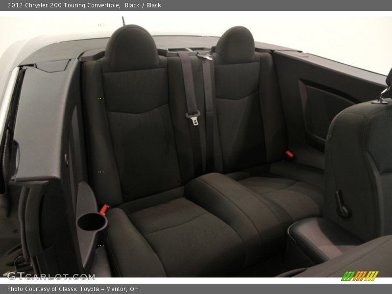 Black / Black 2012 Chrysler 200 Touring Convertible