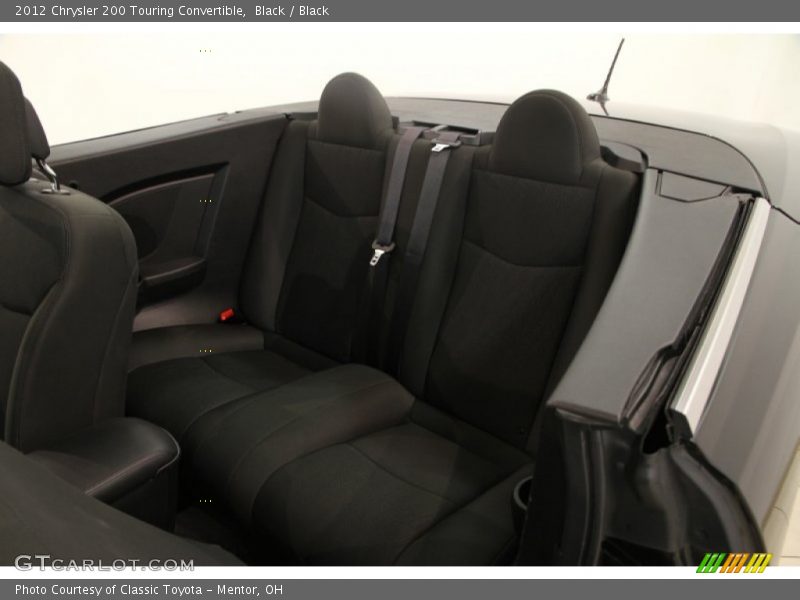 Black / Black 2012 Chrysler 200 Touring Convertible