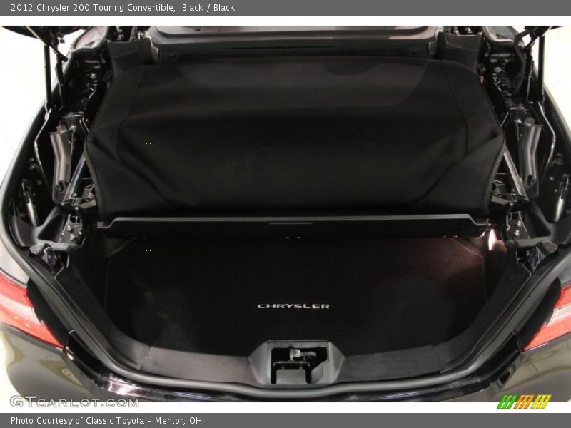 Black / Black 2012 Chrysler 200 Touring Convertible