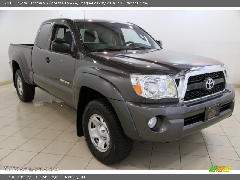 Magnetic Gray Metallic / Graphite Gray 2011 Toyota Tacoma V6 Access Cab 4x4