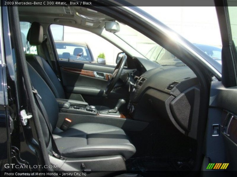Black / Black 2009 Mercedes-Benz C 300 4Matic
