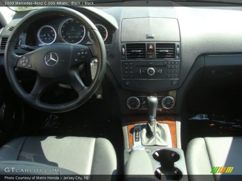 Black / Black 2009 Mercedes-Benz C 300 4Matic