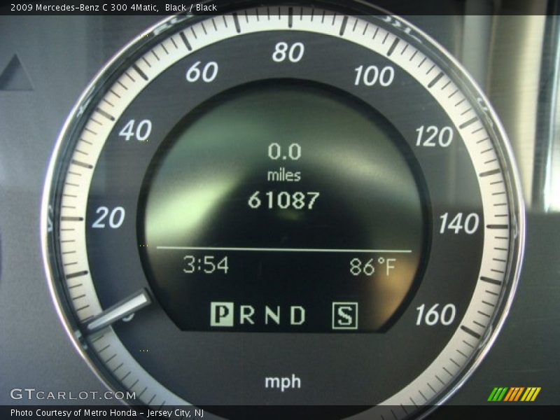 Black / Black 2009 Mercedes-Benz C 300 4Matic