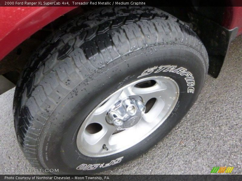 Toreador Red Metallic / Medium Graphite 2000 Ford Ranger XL SuperCab 4x4