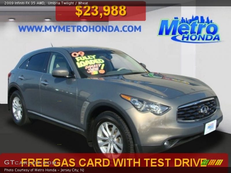 Umbria Twilight / Wheat 2009 Infiniti FX 35 AWD