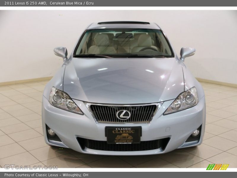 Cerulean Blue Mica / Ecru 2011 Lexus IS 250 AWD