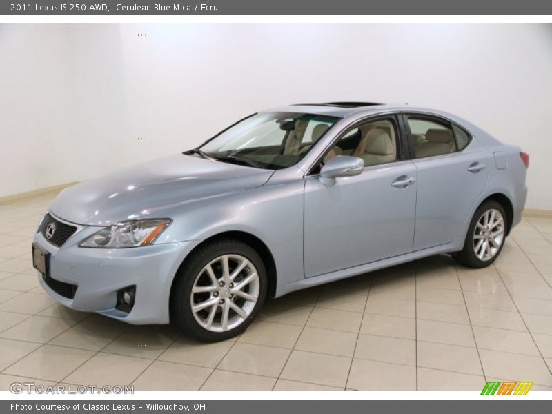 Cerulean Blue Mica / Ecru 2011 Lexus IS 250 AWD