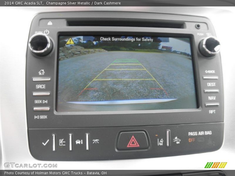 Champagne Silver Metallic / Dark Cashmere 2014 GMC Acadia SLT
