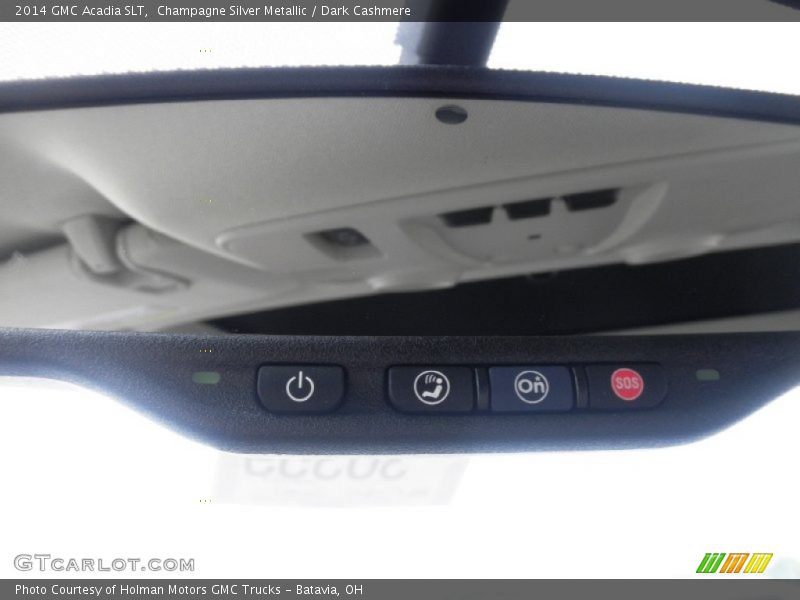 Champagne Silver Metallic / Dark Cashmere 2014 GMC Acadia SLT