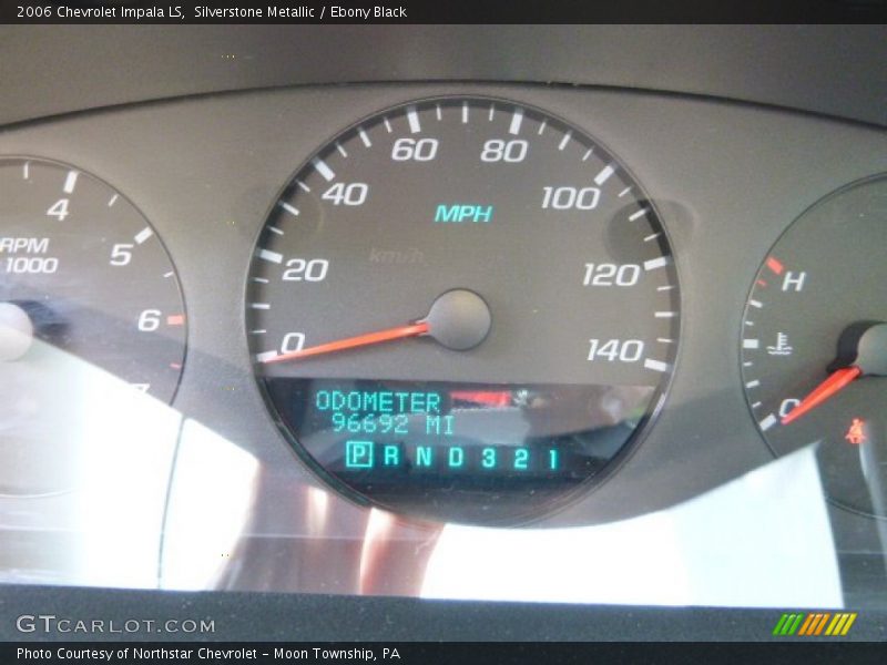 Silverstone Metallic / Ebony Black 2006 Chevrolet Impala LS