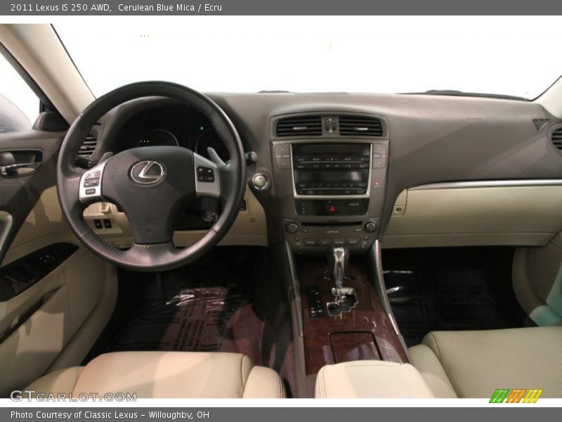 Cerulean Blue Mica / Ecru 2011 Lexus IS 250 AWD