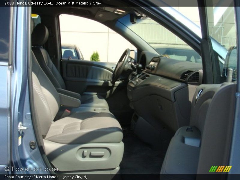 Ocean Mist Metallic / Gray 2008 Honda Odyssey EX-L