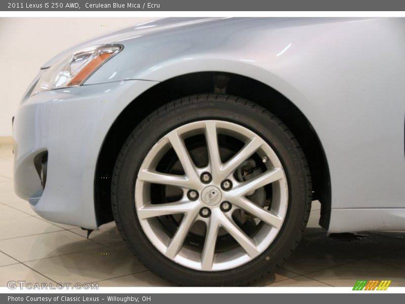 Cerulean Blue Mica / Ecru 2011 Lexus IS 250 AWD