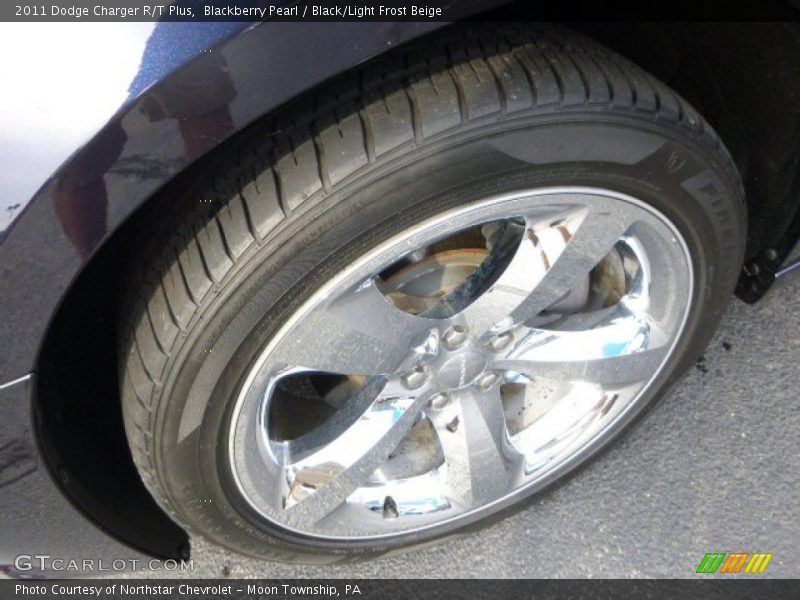 Blackberry Pearl / Black/Light Frost Beige 2011 Dodge Charger R/T Plus