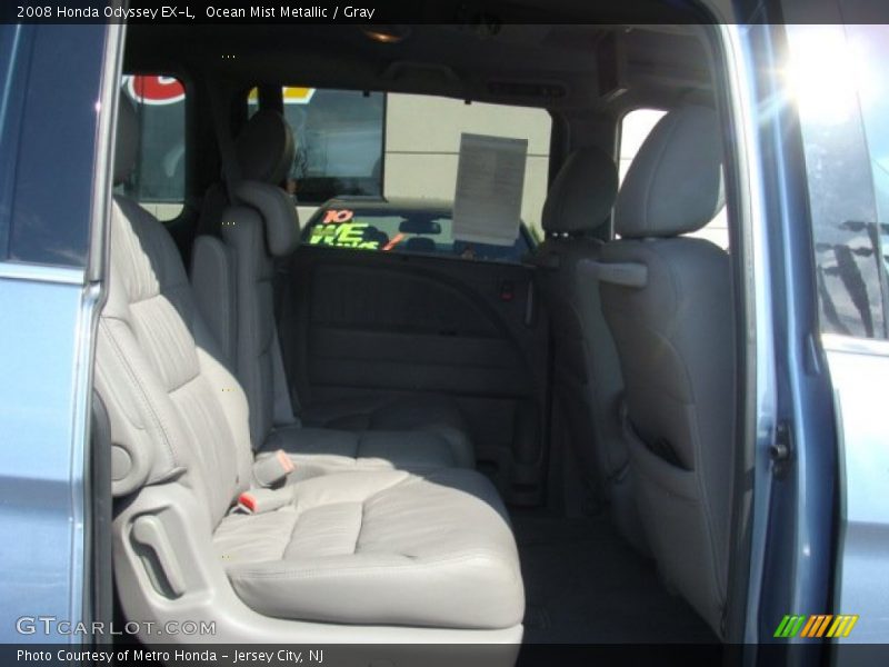 Ocean Mist Metallic / Gray 2008 Honda Odyssey EX-L