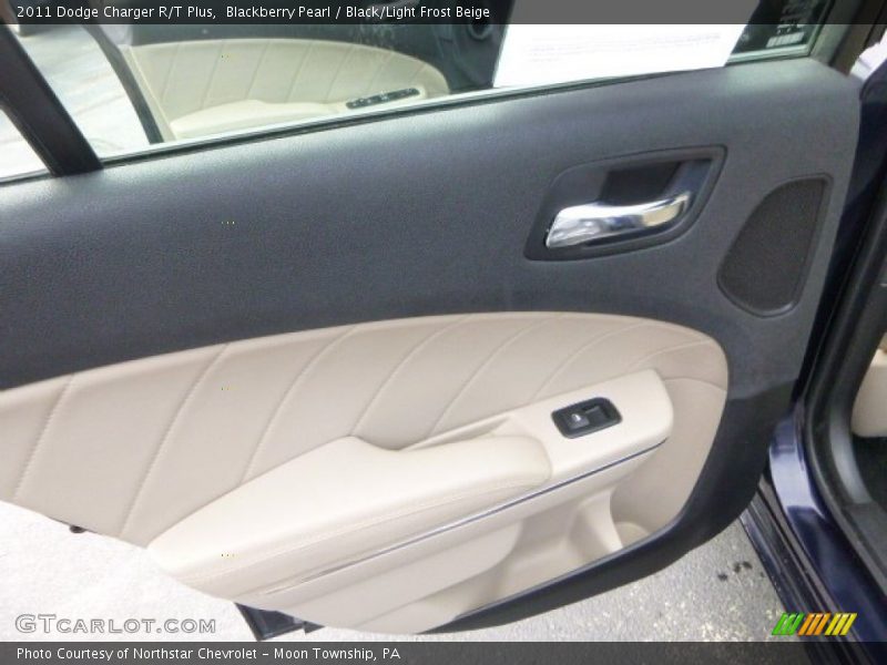 Blackberry Pearl / Black/Light Frost Beige 2011 Dodge Charger R/T Plus