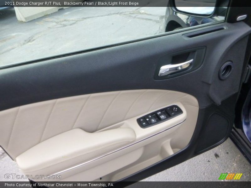 Blackberry Pearl / Black/Light Frost Beige 2011 Dodge Charger R/T Plus