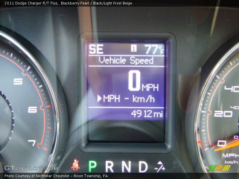 Blackberry Pearl / Black/Light Frost Beige 2011 Dodge Charger R/T Plus