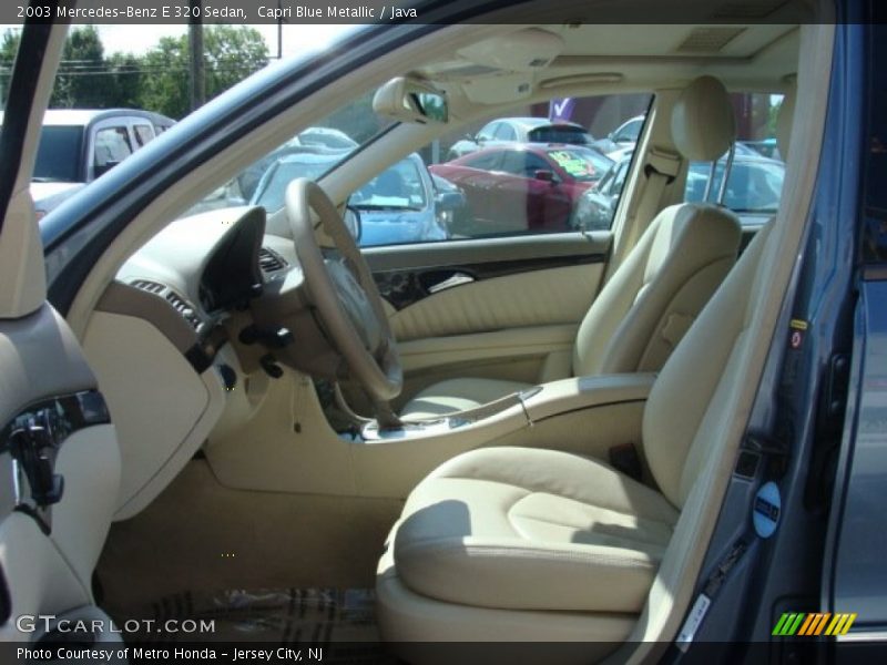 Capri Blue Metallic / Java 2003 Mercedes-Benz E 320 Sedan