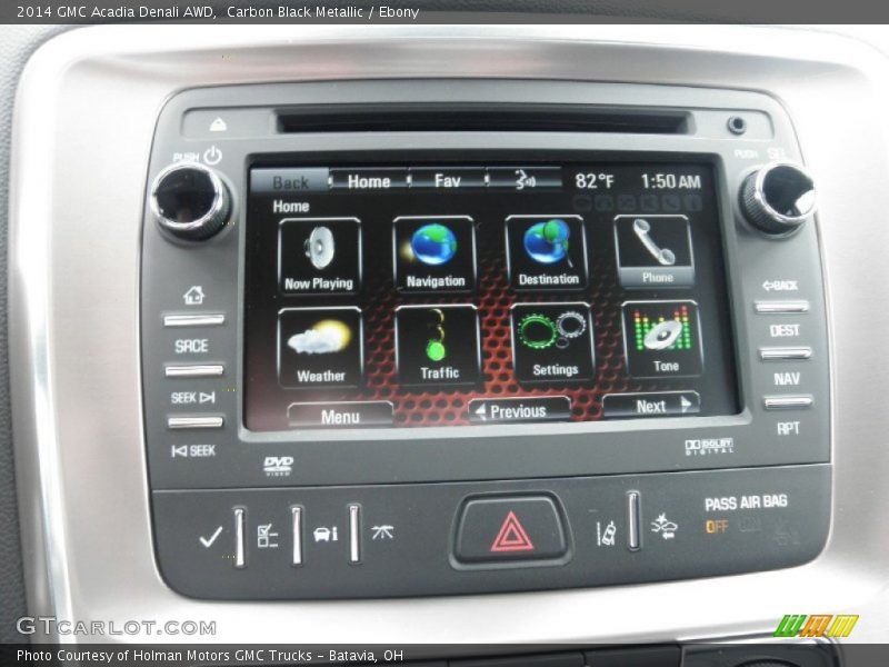 Controls of 2014 Acadia Denali AWD