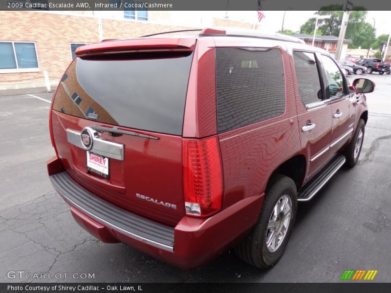 Infrared / Cocoa/Cashmere 2009 Cadillac Escalade AWD