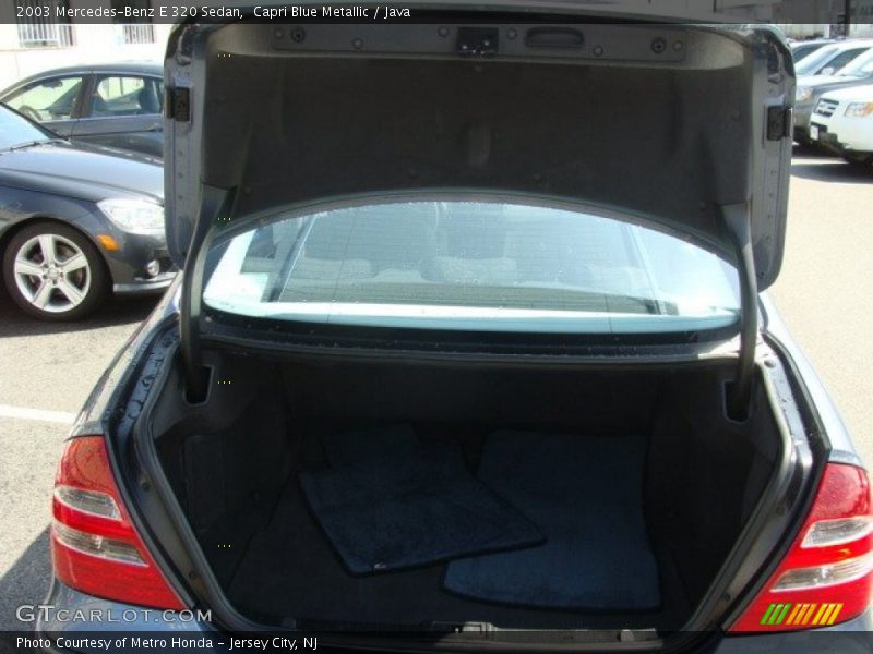 Capri Blue Metallic / Java 2003 Mercedes-Benz E 320 Sedan
