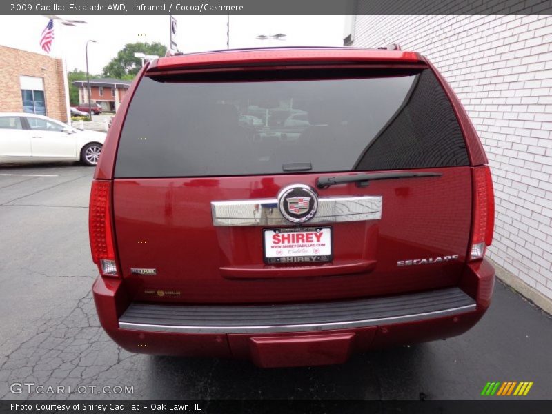Infrared / Cocoa/Cashmere 2009 Cadillac Escalade AWD