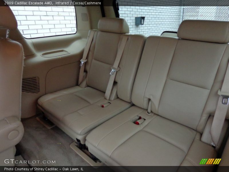Rear Seat of 2009 Escalade AWD