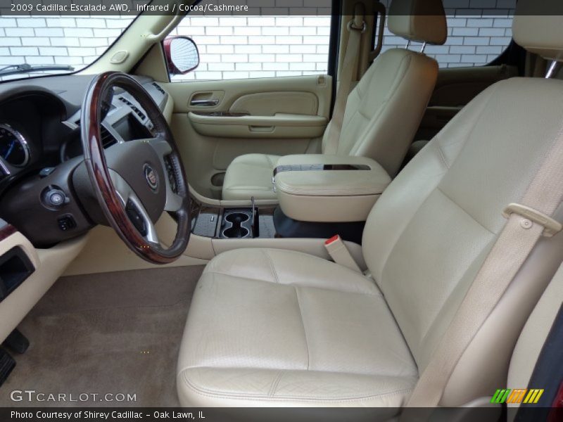 Front Seat of 2009 Escalade AWD