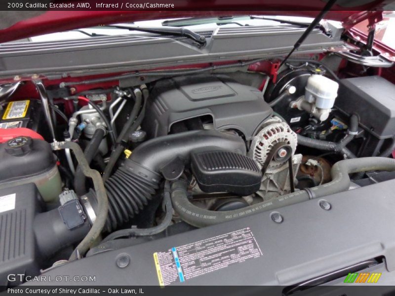 2009 Escalade AWD Engine - 6.2 Liter OHV 16-Valve VVT Flex-Fuel V8