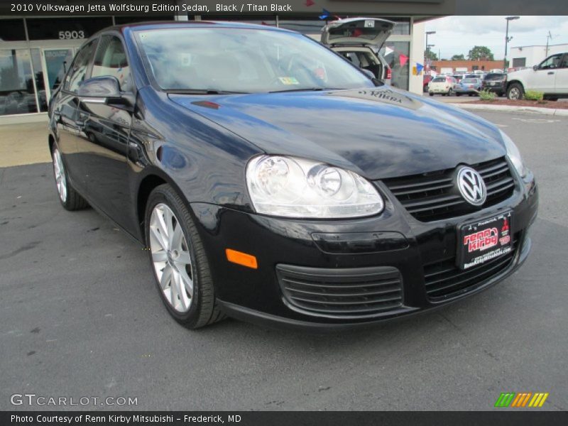 Black / Titan Black 2010 Volkswagen Jetta Wolfsburg Edition Sedan