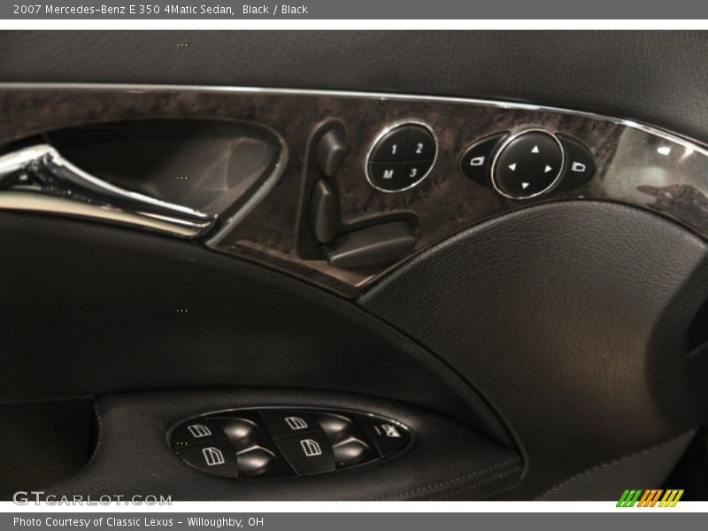 Black / Black 2007 Mercedes-Benz E 350 4Matic Sedan