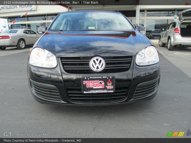 Black / Titan Black 2010 Volkswagen Jetta Wolfsburg Edition Sedan