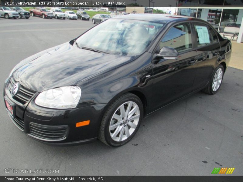 Black / Titan Black 2010 Volkswagen Jetta Wolfsburg Edition Sedan