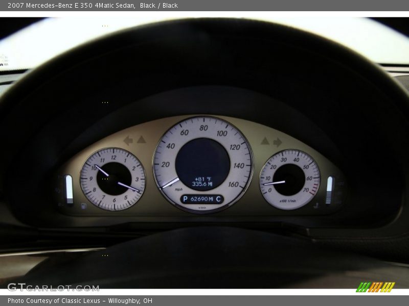 Black / Black 2007 Mercedes-Benz E 350 4Matic Sedan