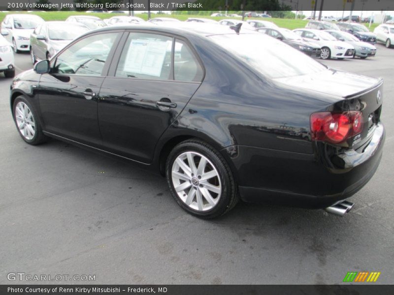 Black / Titan Black 2010 Volkswagen Jetta Wolfsburg Edition Sedan