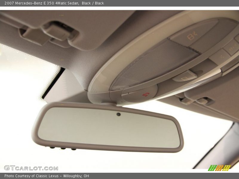 Black / Black 2007 Mercedes-Benz E 350 4Matic Sedan