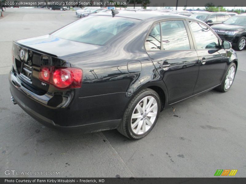 Black / Titan Black 2010 Volkswagen Jetta Wolfsburg Edition Sedan
