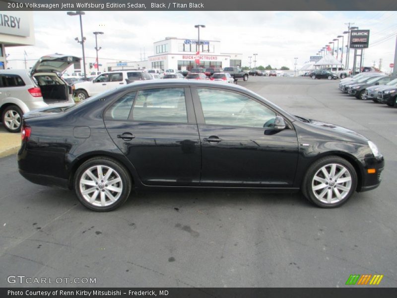 Black / Titan Black 2010 Volkswagen Jetta Wolfsburg Edition Sedan